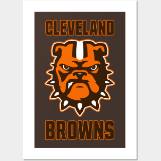 Dawgs Browns / Cleveland Fanart Posters and Art